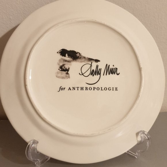Decorative Plate "Dutchshunt" by Sally Muir for Anthropologie - Picture 2 of 2